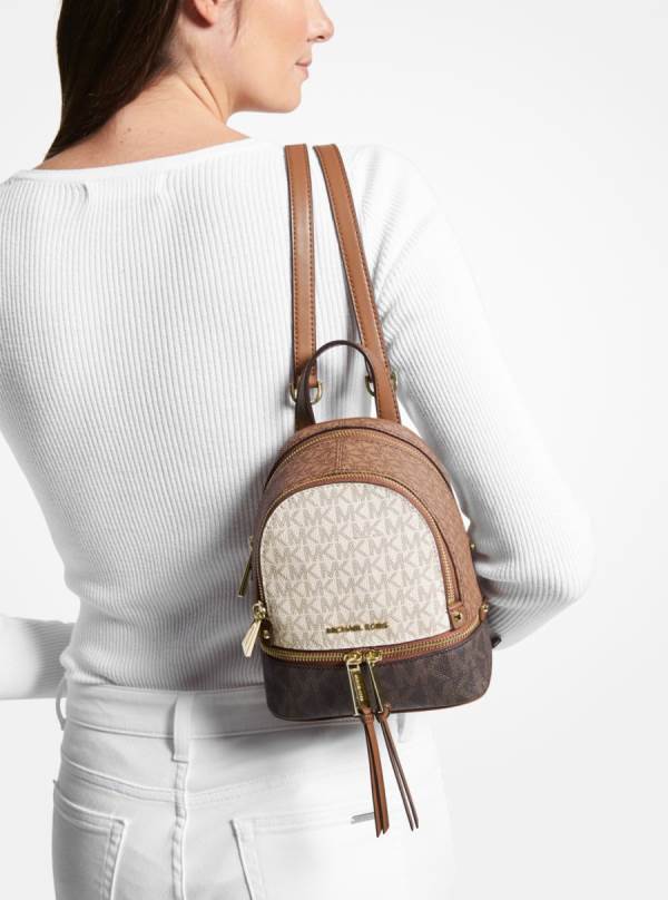 Damske Batohy Michael Kors Rhea Mini Color-Block Logo Viacfarebný - Kabelky Michael Kors Obchod | DIGRX-3571